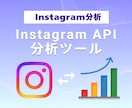 Instagramの分析&自動集計ツール開発します Instagram APIを用いて自動で情報収集＆分析 イメージ1