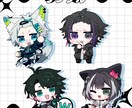 ゆるぽちゃ！2頭身なデフォルメ/SDキャラ描きます アイコン、動画素材、グッズ、スタンプ等幅広く対応します！ イメージ6