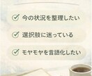 考えがまとまらない時の思考整理をしますます 占い要素も交えた、やさしい整理サポート イメージ2
