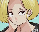似顔絵などのイラストを制作します 画風は添付画像のようなレトロアニメ風にて制作いたします。 イメージ2