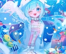 ご希望の用途に合わせた一枚絵作成します 絶対可愛い！特別な一枚作ります！ イメージ5