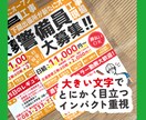伝えるデザインでA4チラシを作ります 情報をギュっとわかりやすくA４サイズに！ イメージ2