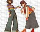 ポップで可愛い全身の立ち絵イラストを制作致します 丁寧に納品日厳守でイラストを提供致します！ イメージ3