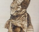 大切な人、ペットの似顔絵を描きます 大切な思い出を木の温もりに包まれた絵として、残しませんか？ イメージ1