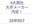 26卒の私がES添削、想定質問等アドバイスします 4大商社、大手メーカー内定もらいたい方向けに イメージ1