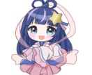 七夕のイラスト～織姫と彦星のSD制作します 七夕まつりに★単体もペアもおすすめです イメージ3