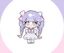 かわいい女の子の簡易イラストを作成します SNSアイコン等にご使用いただけます イメージ4