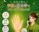 手相占い　仕事・恋愛など　今の状態をお話します 今の状態は手相にそのまま出ています。前に進むヒントがほしい時 イメージ1