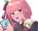 低価格で、綺麗なアイコン描きます キラキラのお目目が特徴の透明感のある絵を描きます！ イメージ1