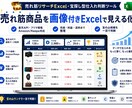 売り上アップ 売れ筋リサーチExcelを作成します 仕入れ候補を画像付きExcelで見える化 イメージ1
