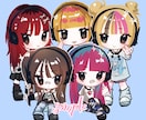 最短２日！キラキラかわいいミニキャラ絵描きます 商用、二次利用可！アイコンなど様々な場面でお使いください イメージ6