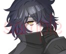 世界でただ1つのSNSアイコンを制作します 最短2日で納品可能♪簡単な小物1点無料です♪ イメージ4