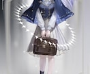 商用/短納期◎厚塗り1枚絵描きます 男女問わず◎キービジュ/グッズ/パネル開け/配信/歌みた イメージ5