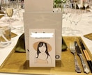 オリジナル似顔絵の結婚証明書をお作りします 結婚式を彩る”世界に一つだけ”のオリジナルペーパーアイテム イメージ3