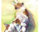 ペットの手描きイラストをお描きします 思い出・プレゼントにどうぞ【現物&データ】 イメージ9
