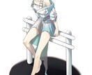 厚塗り調のイラスト描きます カッコいいからkawaiiまで イメージ8