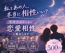 生年月日から見る「あの人との相性」を占います。ます 私とあの人、本当に相性いい？♡ イメージ1