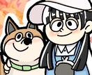 ペア似顔絵かきます お誕生日や記念、プレゼントなどにどうぞ！ イメージ1