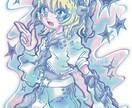 ポップで可愛いイラストを描きます アイドル,コンカフェ,Vtuber,キャラデザ等 イメージ5