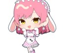 表情豊かで存在感のある二頭身ミニキャラ制作します グッズやワンポイントに！同人グッズ制作の経験あり！ イメージ5
