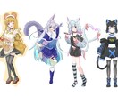 かわいいケモミミキャラクター制作します キャラデザ、アイコン、スタンプなど受け付けます イメージ5