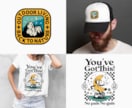お洒落なTシャツのビンテージデザインを制作します 個性的なビンテージデザイン＆グッズ制作【配送手配までOK】 イメージ8