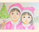 お子さま・ペットの今を残す優しい似顔絵を制作します 成長の一瞬を、小さなアートに。プチギフトにも人気です【2L】 イメージ7