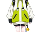 IRIAMやLive2Dで使える 立ち絵描きます Live2D化可能なパーツ分けイラストや立ち絵を描きます イメージ6