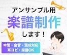 アンサンブル用楽譜制作します 木管/金管/吹奏楽/ゲーム・アニメ・ドラマ等劇半音楽対応 イメージ1