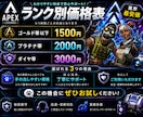 Apex Legendsランク同行、キャリーします 効率的に盛りませんか？マスターまでキャリーします。 イメージ2