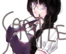 モノクロ・鮮やかな色彩のアイコン描きます SNSで目を引くアイコンが欲しい方へ イメージ3