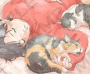 お手頃価格でイラスト制作いたします 温かい雰囲気、寂しい雰囲気のイラストが得意です。 イメージ3