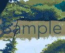 写真を参考に風景イラストを描きます デジタルで簡単な風景、背景を描きます。 イメージ4