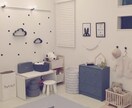 子供部屋インテリア♡韓国風に可愛くレイアウトします ＊サロン50店舗のレイアウト経験者が 作る子供部屋⸜ ♡ ⸝ イメージ3