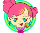SNSにも！カラフルポップなイラスト描きます SNSやLINEのアイコンに使えるカラフルイラスト イメージ1
