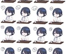 キラキラかわいいSDイラスト制作します 3頭身のスラっとしたSDイラストです！ イメージ5
