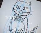 最愛の猫さんのイラスト描きます 漫画っぽいタッチにデフォした猫さんのイラストはいかがですか? イメージ1
