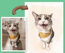 うちの子・ペットの似顔絵イラスト制作します ペットのお写真から水彩画風のイラストをお届けします。 イメージ8