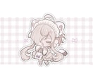 もちもちやわらかなミニキャラ作成します おまかせOK！おおまかなイメージをお伝えください！ イメージ1