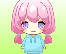 アニメ風デフォルメ・ミニキャラ・アイコン描きます 配信用立ち絵にも！ベクターデータ対応可！最速当日お届けも！ イメージ2
