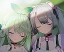 かわいくふんわりしたイラストを丁寧に制作します 配信活動やグッズ等におすすめです！ イメージ3