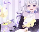 イラスト制作致します 配信用サムネや歌ってみた動画のサムネ等(透過素材もお渡し可) イメージ3