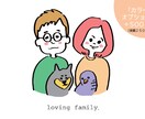 シンプル・ほのぼのイラストを２キャラから描きます ★あなた・ご家族・お友達へ　たったひとつのイラストを★ イメージ9
