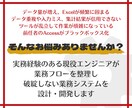 Access VBA で業務システムを構築します 不具合改修から新規構築｜Accessのお困りごと解決します イメージ2