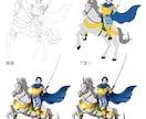 イラストの着色・カラーリングします 線画持ち込みOK！アニメ塗り・厚塗り対応 イメージ3