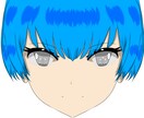 ご志望のアイコン用の顔絵イラスト書きます いいアイコンが見つからない方へ イメージ1