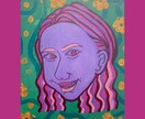 ポップでカラフルな似顔絵描きます 十人十色の色を独特の色使いで表現いたします♬ イメージ4