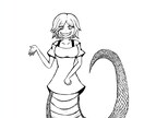 人外キャラを専門にオリジナルキャラクターを描きます 人外キャラ専門でオリキャラを描きます イメージ2