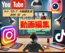 動画編集代行いたします BGM、効果音無料キャンペーン中！定額プランあり イメージ1