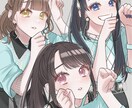 イラスト書きます 立ち絵、サムネ、ヘッダーを私に書かせてください！ イメージ4
